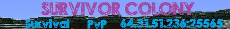 Баннер сервера Survivor Colony