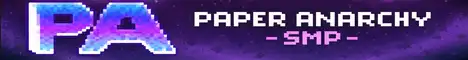 Баннер сервера Paper Anarchy