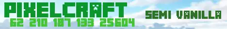 Баннер сервера PixelCraft