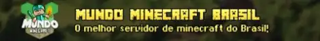 Баннер сервера Mundo Minecraft Brasil