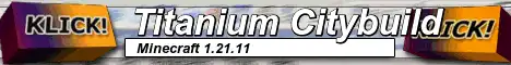 Баннер сервера Titanium Citybuild