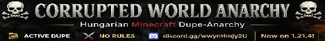 Баннер сервера Corrupted World Anarchy