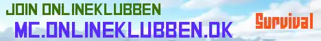 Баннер сервера OnlineKlubben
