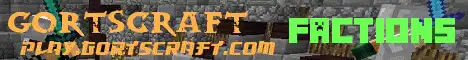 Баннер сервера GortsCraft