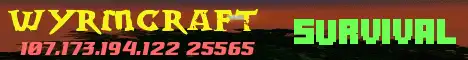 Баннер сервера WyrmCraft