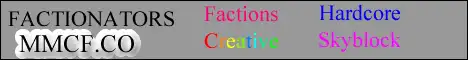 Баннер сервера Factionators