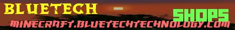 Баннер сервера BlueTechMC