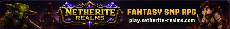 Баннер сервера Netherite Realms