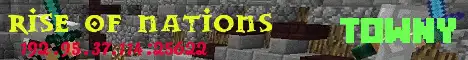 Баннер сервера Rise Of Nations MC [Towny, Movecraft, Crackshot, WW1 Nations RP