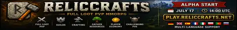 Баннер сервера RelicCrafts