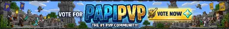 Баннер сервера PapiPvP