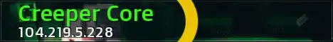 Баннер сервера Creeper Core Factions