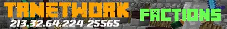 Баннер сервера TRNetwork Factions