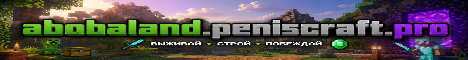 Баннер сервера PenisCraft
