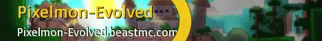 Баннер сервера Pixelmon-Evolved