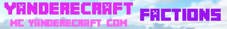 Баннер сервера YandereCraft