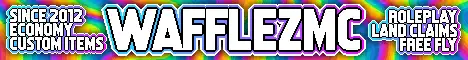 Баннер сервера WafflezMC