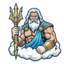Логотип сервера PoseidonCraft
