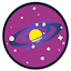 Логотип сервера Golden Galaxy MC
