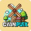 Логотип сервера Cyan Plex