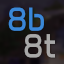 Логотип сервера 8b8t